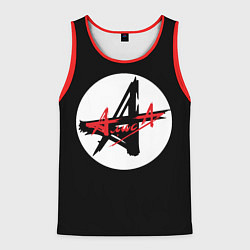 Майка-безрукавка мужская Алиса - русский рок, цвет: 3D-красный