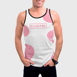 Майка-безрукавка мужская Black pink, цвет: 3D-черный — фото 2