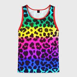 Мужская майка без рукавов Leopard Pattern Neon