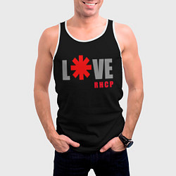 Майка-безрукавка мужская Love RHCP Red Hot Chili Peppers, цвет: 3D-белый — фото 2