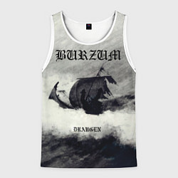 Майка-безрукавка мужская Burzum - Draugen, цвет: 3D-белый