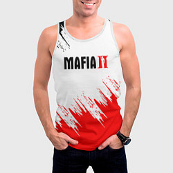 Майка-безрукавка мужская Mafia 2 Мафия, цвет: 3D-белый — фото 2