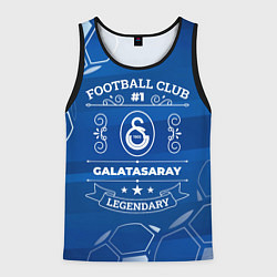 Майка-безрукавка мужская Galatasaray FC 1, цвет: 3D-черный
