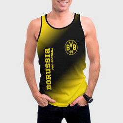 Майка-безрукавка мужская BORUSSIA Borussia Pro Football, цвет: 3D-черный — фото 2