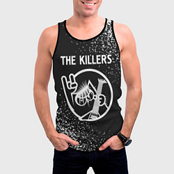 Майка-безрукавка мужская The Killers - КОТ - Краска, цвет: 3D-черный — фото 2