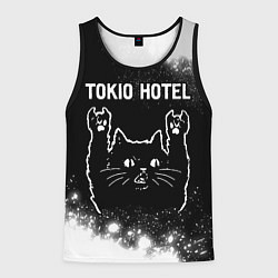 Майка-безрукавка мужская Tokio Hotel Rock Cat, цвет: 3D-черный
