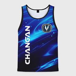 Майка-безрукавка мужская CHANGAN СИЯНИЕ ЧАНГАН, цвет: 3D-черный