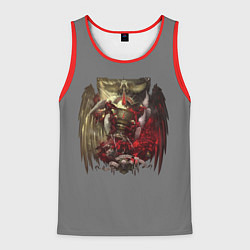 Майка-безрукавка мужская Blood Angels symbol, цвет: 3D-красный
