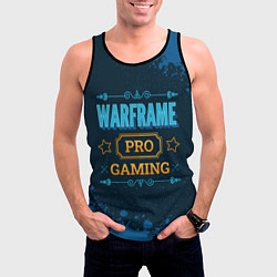 Майка-безрукавка мужская Warframe Gaming PRO, цвет: 3D-черный — фото 2