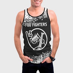 Майка-безрукавка мужская Foo Fighters КОТ Арт, цвет: 3D-черный — фото 2
