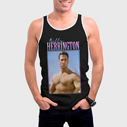 Майка-безрукавка мужская Billy Herrington Photo, цвет: 3D-белый — фото 2
