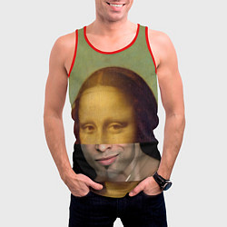 Майка-безрукавка мужская Рикардо Лиза, цвет: 3D-красный — фото 2