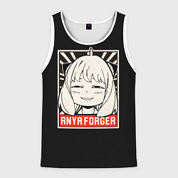 Майка-безрукавка мужская Аня Форджер Семья Шпиона, цвет: 3D-белый
