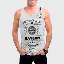 Майка-безрукавка мужская Bayern Football Club Number 1 Legendary, цвет: 3D-белый — фото 2