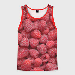 Майка-безрукавка мужская Малина - ягоды, цвет: 3D-красный
