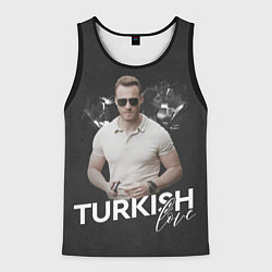 Майка-безрукавка мужская Turkish Love Serkan, цвет: 3D-черный