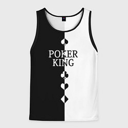 Майка-безрукавка мужская Король Покера Black, цвет: 3D-черный