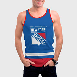 Майка-безрукавка мужская New York Rangers Панарин, цвет: 3D-красный — фото 2