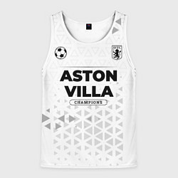 Мужская майка без рукавов Aston Villa Champions Униформа