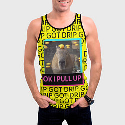 Майка-безрукавка мужская I GOT A DRIP, цвет: 3D-черный — фото 2