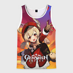 Майка-безрукавка мужская Кли с талантом пиротехника, цвет: 3D-белый