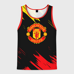 Мужская майка без рукавов Manchester united Texture