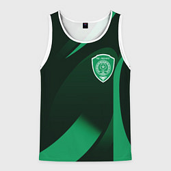 Майка-безрукавка мужская Футбольный клуб АХМАТ ЧЕЧНЯ, цвет: 3D-белый