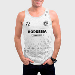 Майка-безрукавка мужская Borussia Champions Униформа, цвет: 3D-белый — фото 2