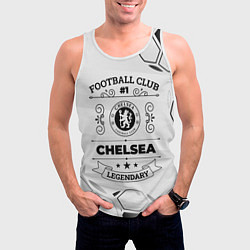 Майка-безрукавка мужская Chelsea Football Club Number 1 Legendary, цвет: 3D-белый — фото 2