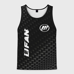 Майка-безрукавка мужская Lifan Карбоновый фон, цвет: 3D-черный