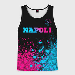 Майка-безрукавка мужская Napoli Neon Gradient, цвет: 3D-черный