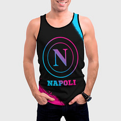 Майка-безрукавка мужская Napoli FC Neon Gradient, цвет: 3D-черный — фото 2