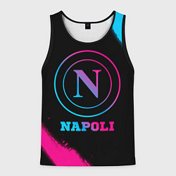 Майка-безрукавка мужская Napoli FC Neon Gradient, цвет: 3D-черный