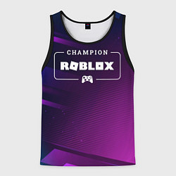 Мужская майка без рукавов Roblox Gaming Champion: рамка с лого и джойстиком