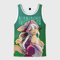 Майка-безрукавка мужская Made in Abyss аниме Наначи, цвет: 3D-белый