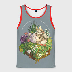 Майка-безрукавка мужская Наначи и Митти из аниме Made in Abyss, цвет: 3D-красный