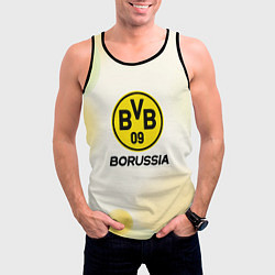 Майка-безрукавка мужская Borussia Абстракция кружочки, цвет: 3D-черный — фото 2