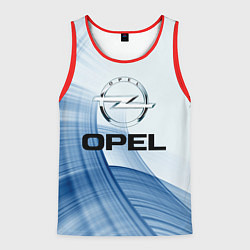 Майка-безрукавка мужская Opel - logo, цвет: 3D-красный