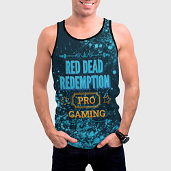 Майка-безрукавка мужская Игра Red Dead Redemption: pro gaming, цвет: 3D-черный — фото 2