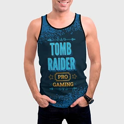 Майка-безрукавка мужская Игра Tomb Raider: pro gaming, цвет: 3D-черный — фото 2