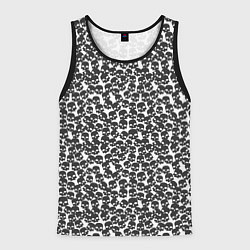 Майка-безрукавка мужская Череп мелкий, цвет: 3D-черный