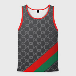Майка-безрукавка мужская В стиле gucci, цвет: 3D-красный