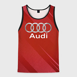 Майка-безрукавка мужская Audi abstraction, цвет: 3D-черный
