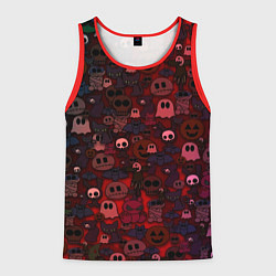 Майка-безрукавка мужская Плюшевые вестники ночи, цвет: 3D-красный