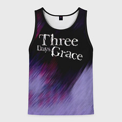 Майка-безрукавка мужская Three Days Grace lilac, цвет: 3D-черный