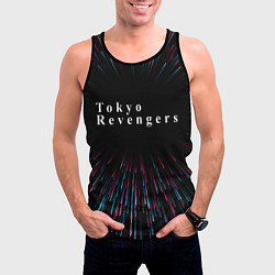 Майка-безрукавка мужская Tokyo Revengers infinity, цвет: 3D-черный — фото 2