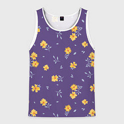 Мужская майка без рукавов Милые цветочки