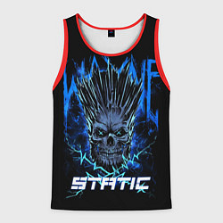 Майка-безрукавка мужская X Static - Wayne Static skull, цвет: 3D-красный