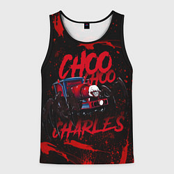 Майка-безрукавка мужская Choo-choo Charles, цвет: 3D-черный
