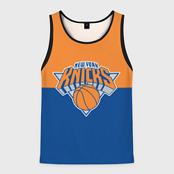 Майка-безрукавка мужская Нью-Йорк Никс НБА, цвет: 3D-черный